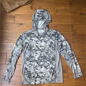 Huk Gray Camouflage Hoodie Never worn